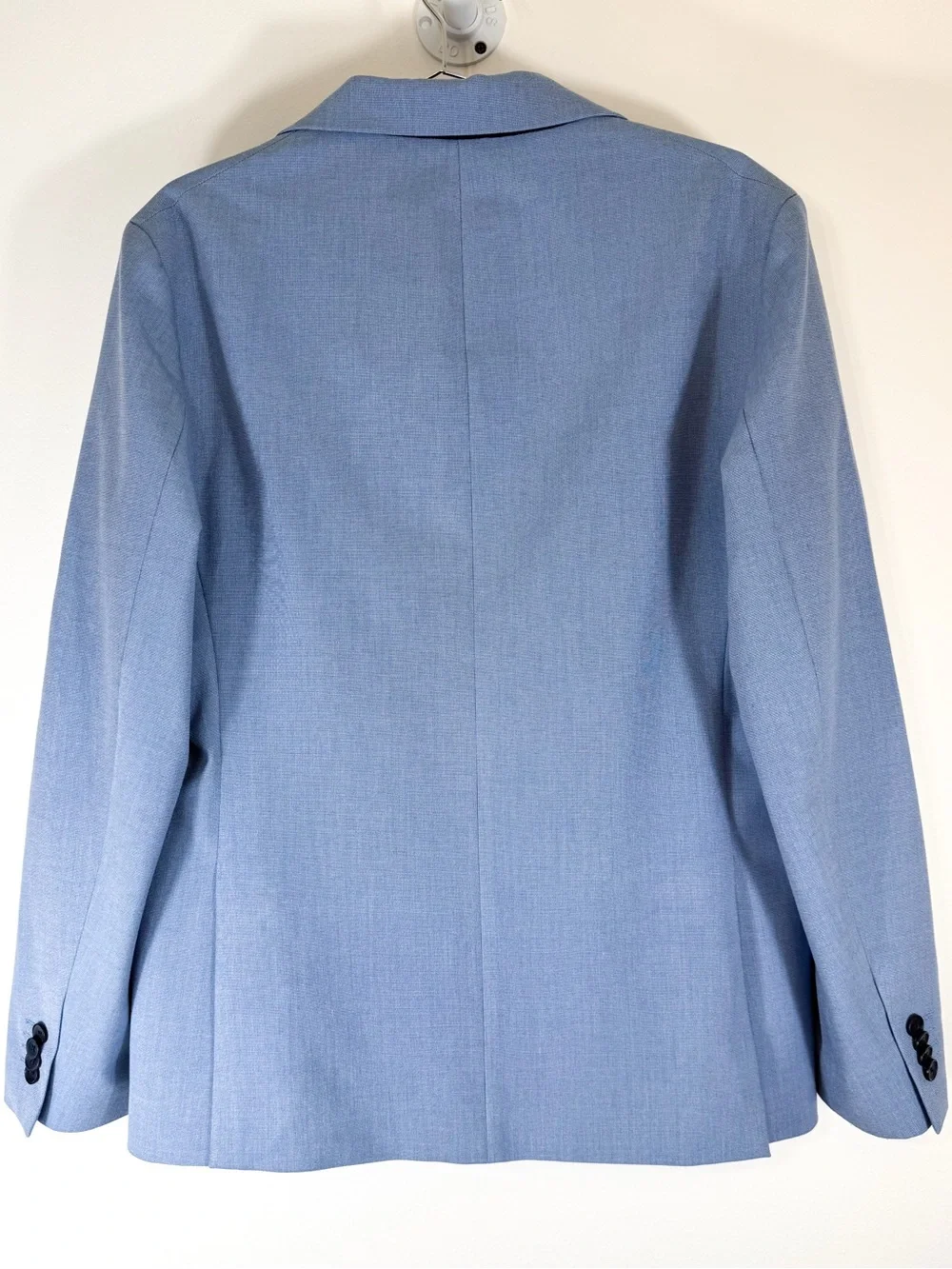 Zara Sky Blue Men's Blazer - Two-Button Notch Lapel